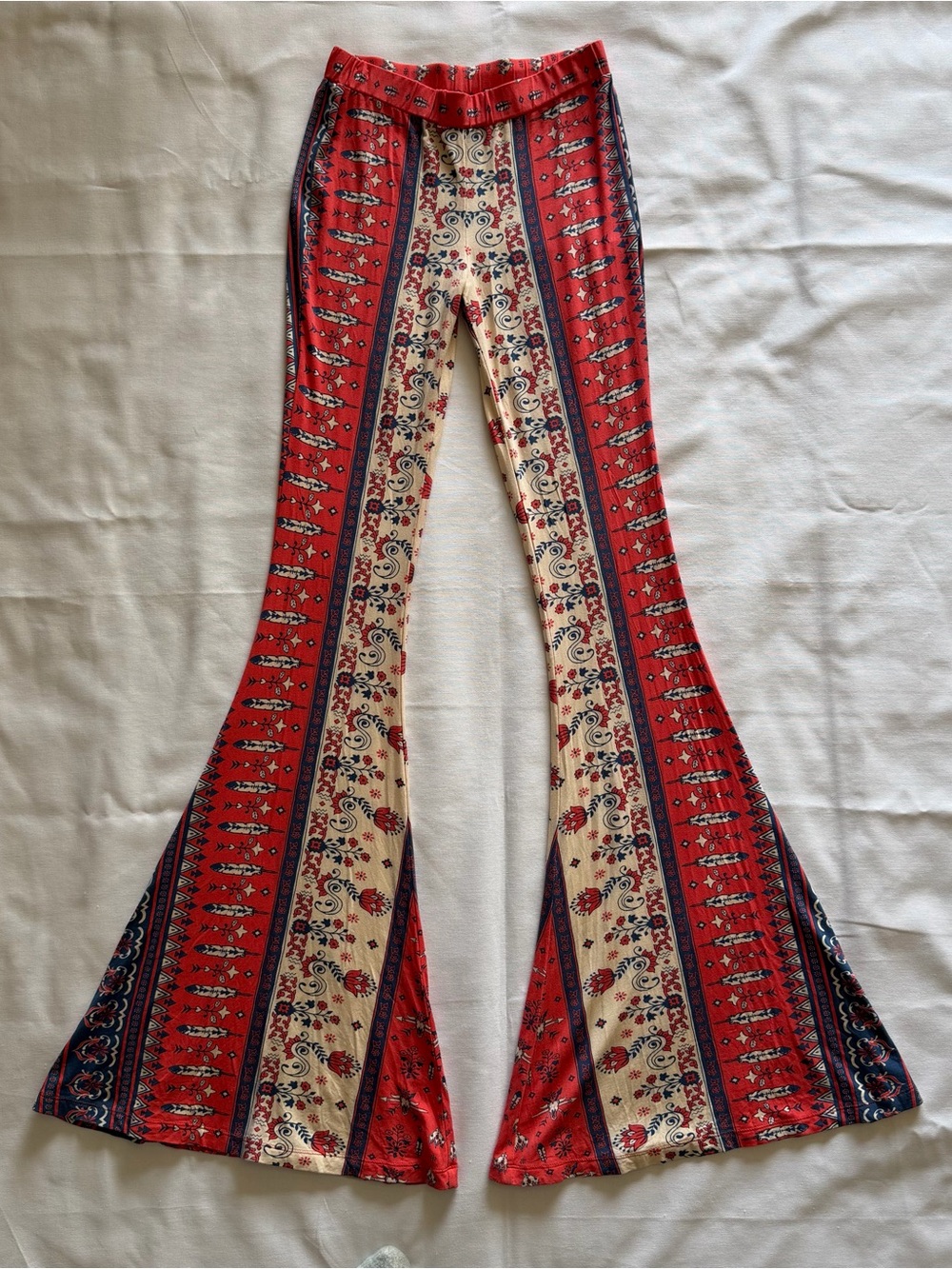 Spell Desert Wanderer Bells Flare Pants Sunset M ✨ Rare 2013 Archive